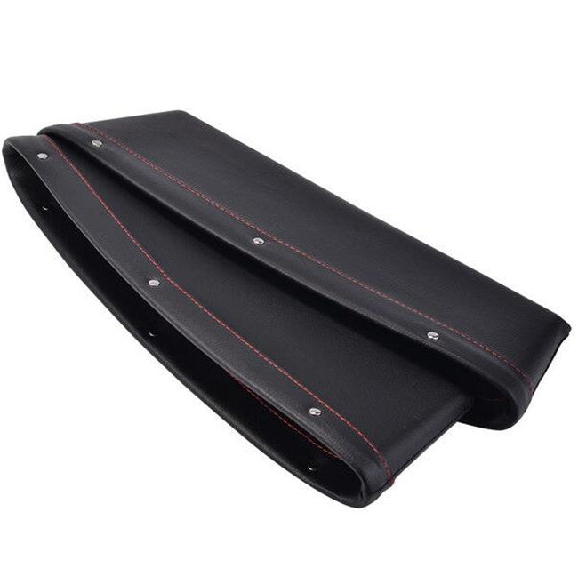 2x Car for Seat Gap PU Leather Catch Catcher Box Caddy Slit Pocket Storage Organizer