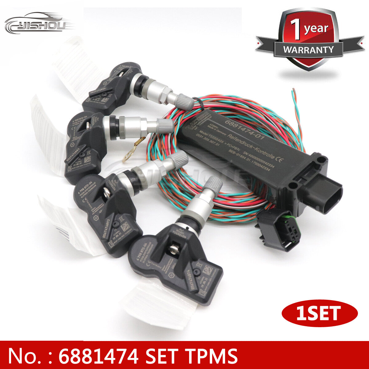 Set Tire Pressure RDC Unit 6881474 for BMW F01 F2 F4 F6 F10 F11 F12 F13