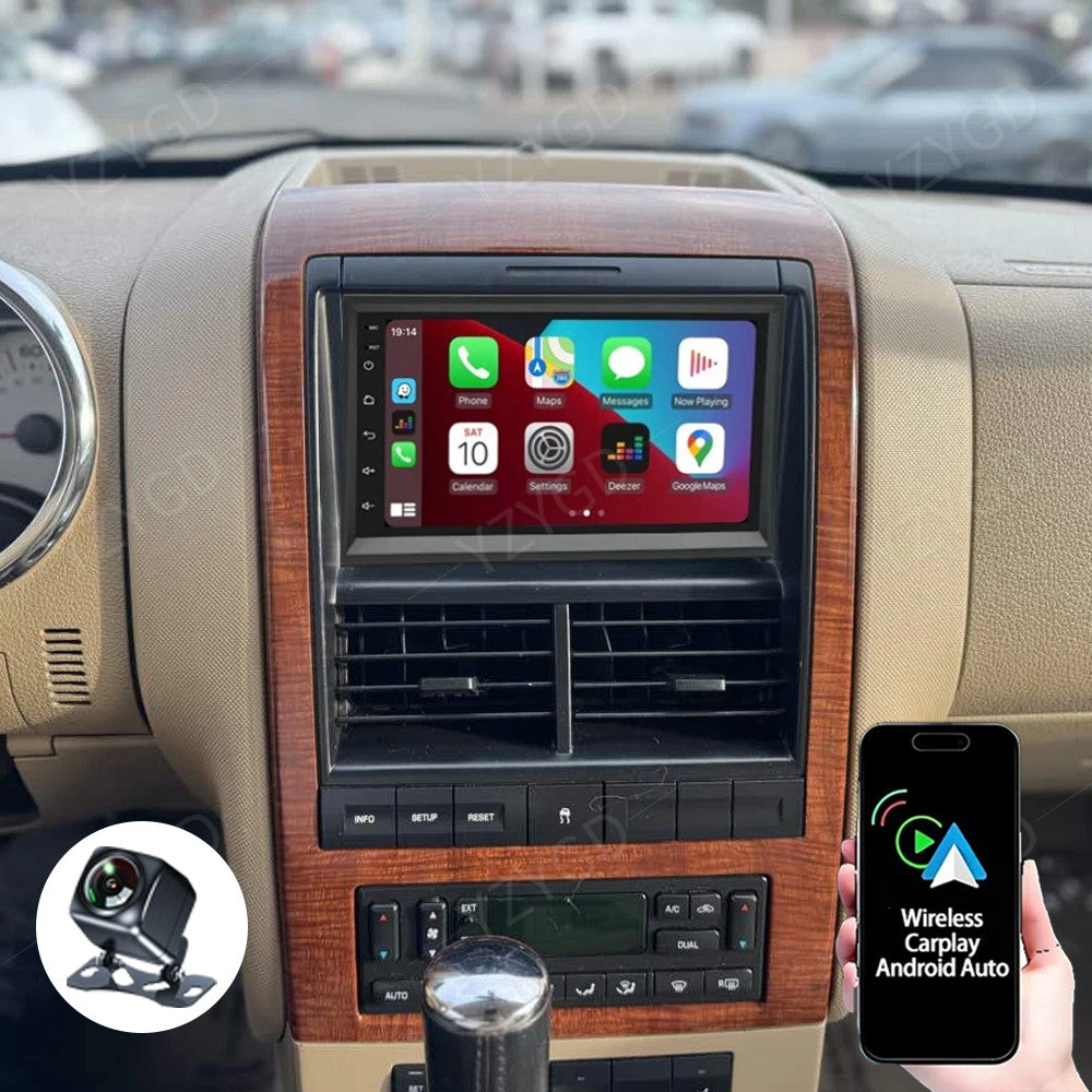 for Ford Explorer 2006-2010 Stereo Android Auto Carplay Car Radio GPS DSP Screen