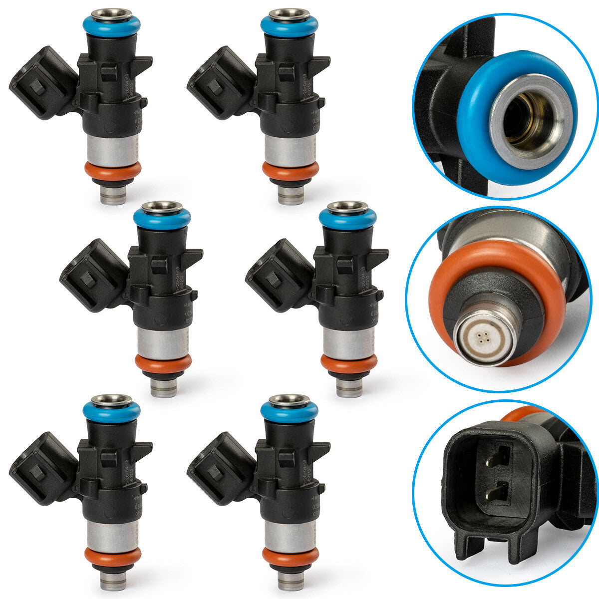 6pcs For 2011-2017 for Dodge Grand Caravan 3.6L V6 New Fuel Injectors 0280158233
