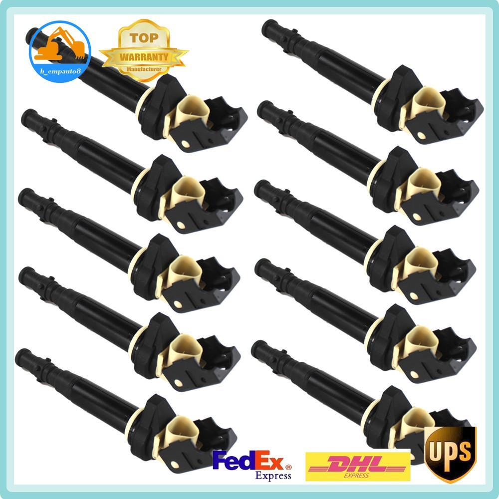 10x Ignition Coils 12137841556 for BMW M5 Sedan M6 Coupe E60 E63 E64 S85 CN