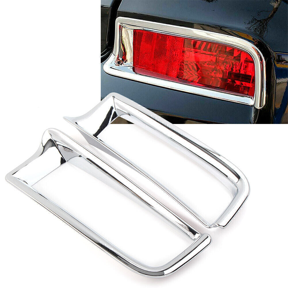 for Honda CR-V 2015 2016 2x Chrome Rear Bumper Reflector Moulding Cover Trim
