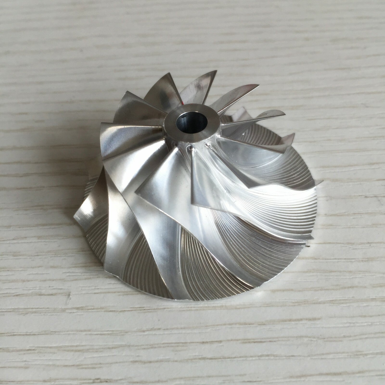 CT26 39.65/57.00 mm 11+0 Blade High-Performance Turbine Billet Compressor Wheel