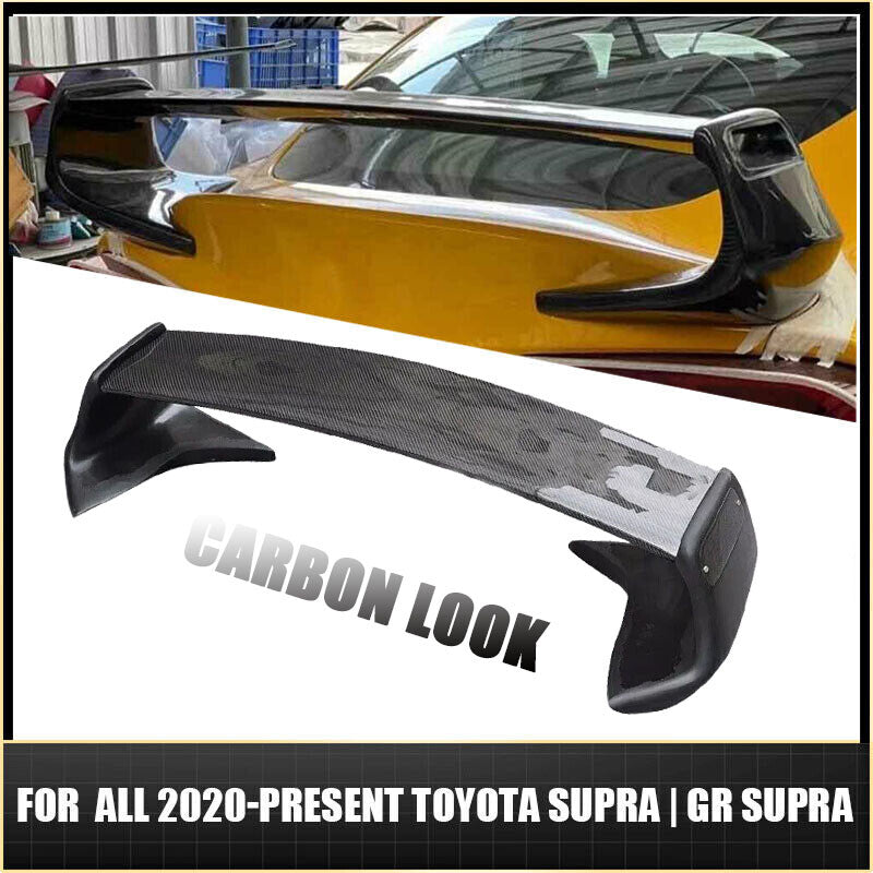 Fit For 2020-2024 for Toyota Supra A90 A91 MK5 Rear Wing Trunk Spoiler Carbon Style