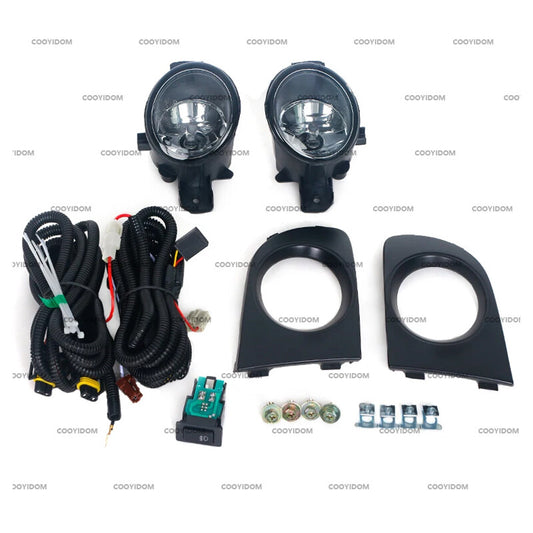 1 Pair Front Bumper Fog Lamp set Halogen Light for Nissan Sentra Sunny 2004-2008