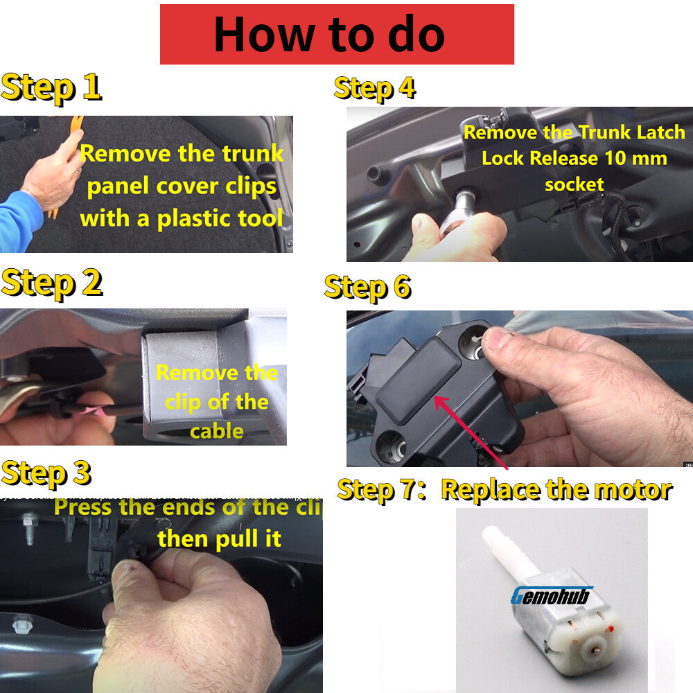 OE 74800-S9A-J01 Power Trunk Lock Latch motor for 2002-2006 for Honda CR-V
