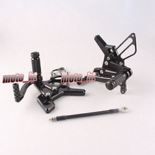 CNC Motorcycle Rearsets Foot pegs Fit for Kawasaki Z750 2004 2005 2006 Black