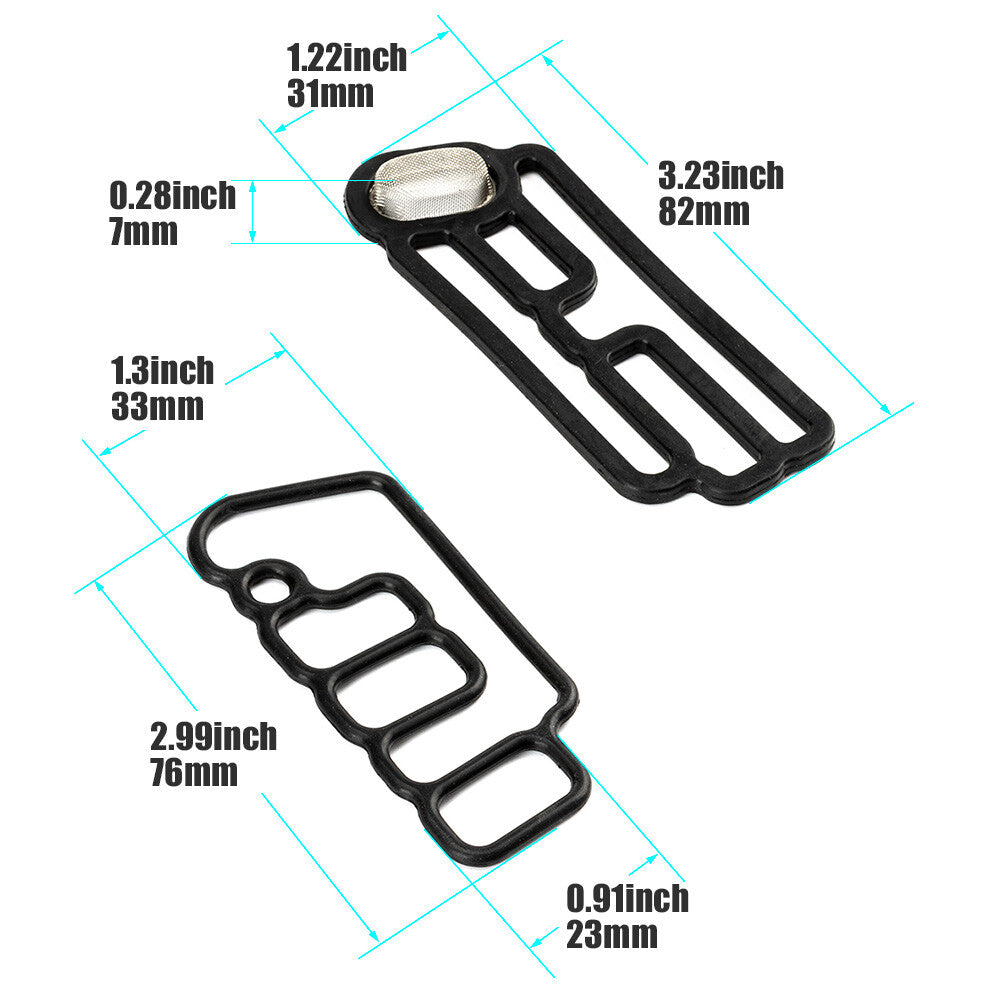 10 set for Honda 15815R70A01 15845R70A01 NEW Cylinder Head Solenoid Gasket VTEC