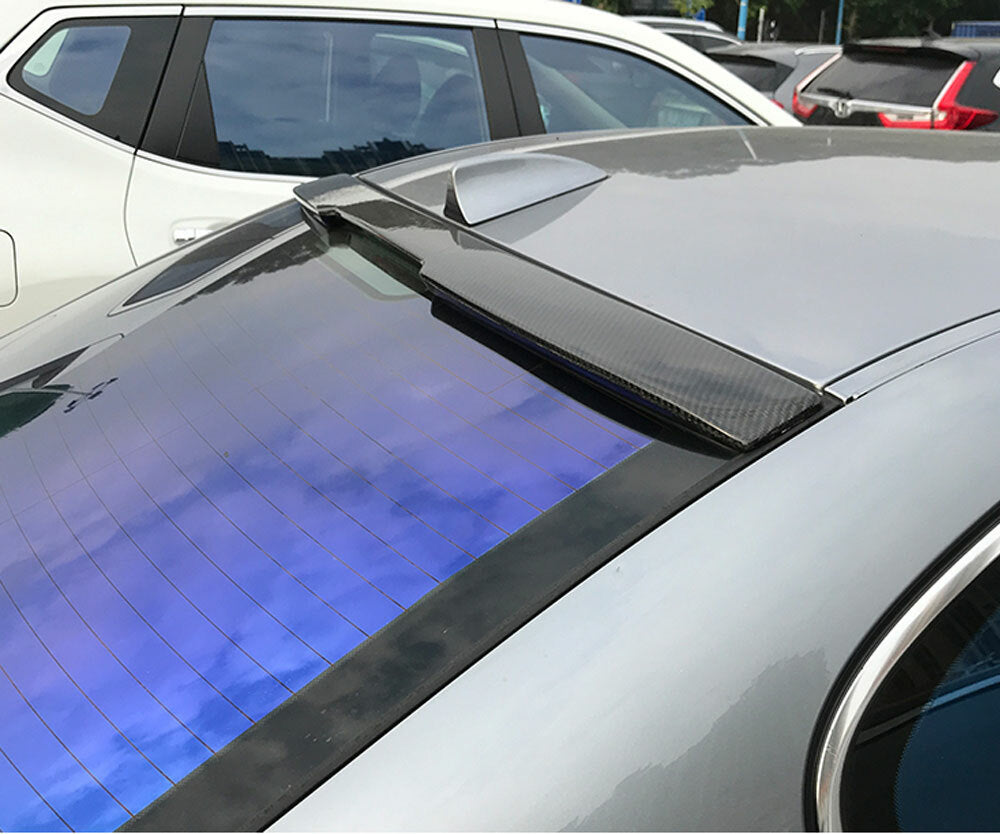 REAL CARBON Rear Spoiler Fits for BMW 5Series E60 Sedan 2004-10 Roof Window Top Lip