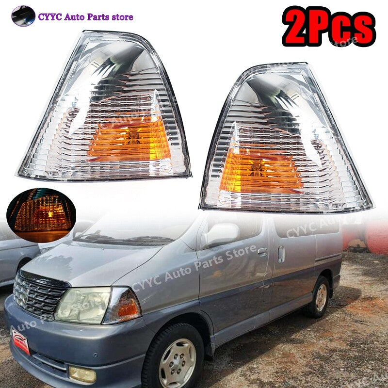 1 Pair Turn Signal Light Width Side Lamp for Toyota Gran Hiace 1999-2001