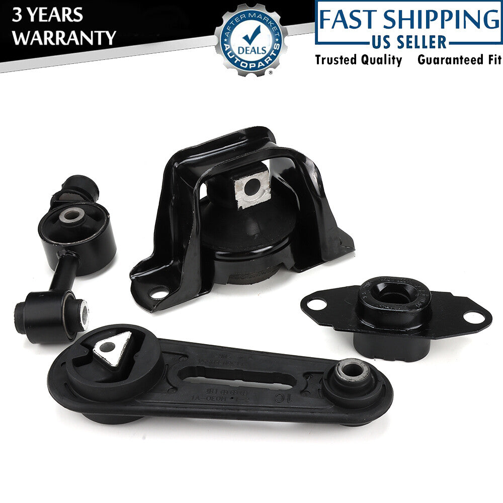 4PCS Set NEW Engine Motor Mounts Trans Mount for Nissan Cube Tiida Versa 1.8L