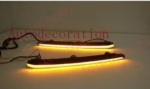 for Mazda 6 2018-2021 LED Front Fog Lamp Daytime Running Lights turn signal DRL