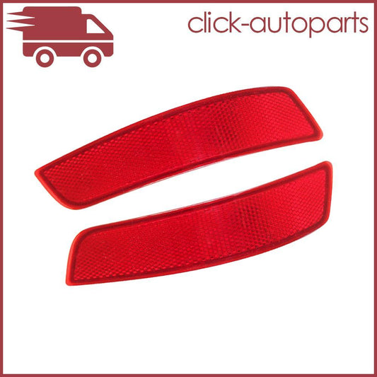 Pair for Lexus ES350 ES300h GS200t GS450h Rear Bumper Brake Light Reflector Red