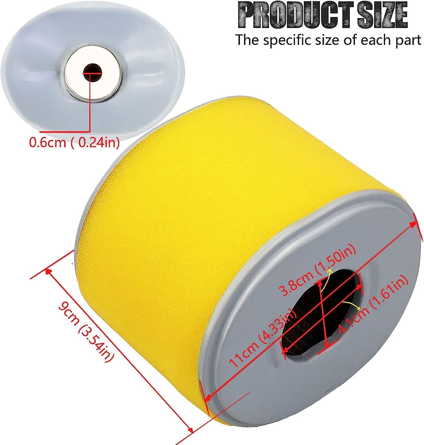 17210-ZE3-505 Air Filter for Honda GX340 GX 390 11HP 13HP GX340U1 17210-ZE3-010