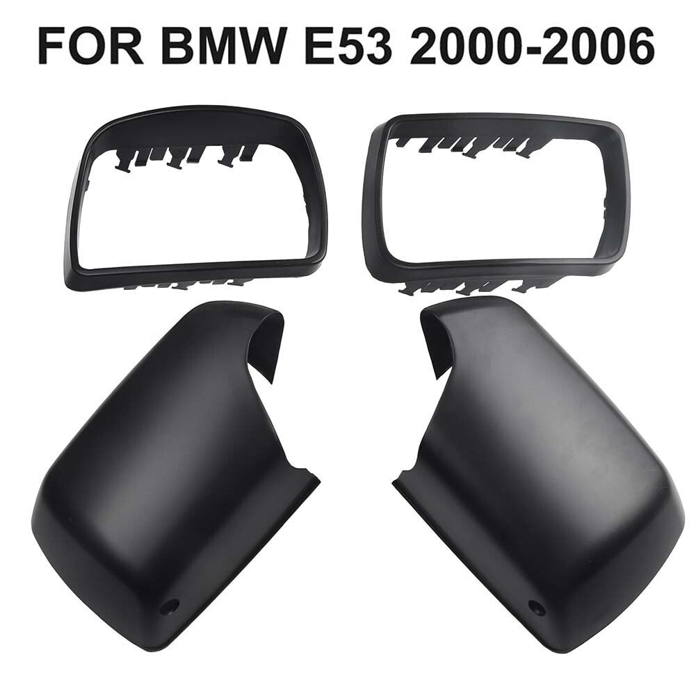 4pcs(set) for BMW E53 1999-2006 Wing Door Mirror Cover Casing With LED Hole