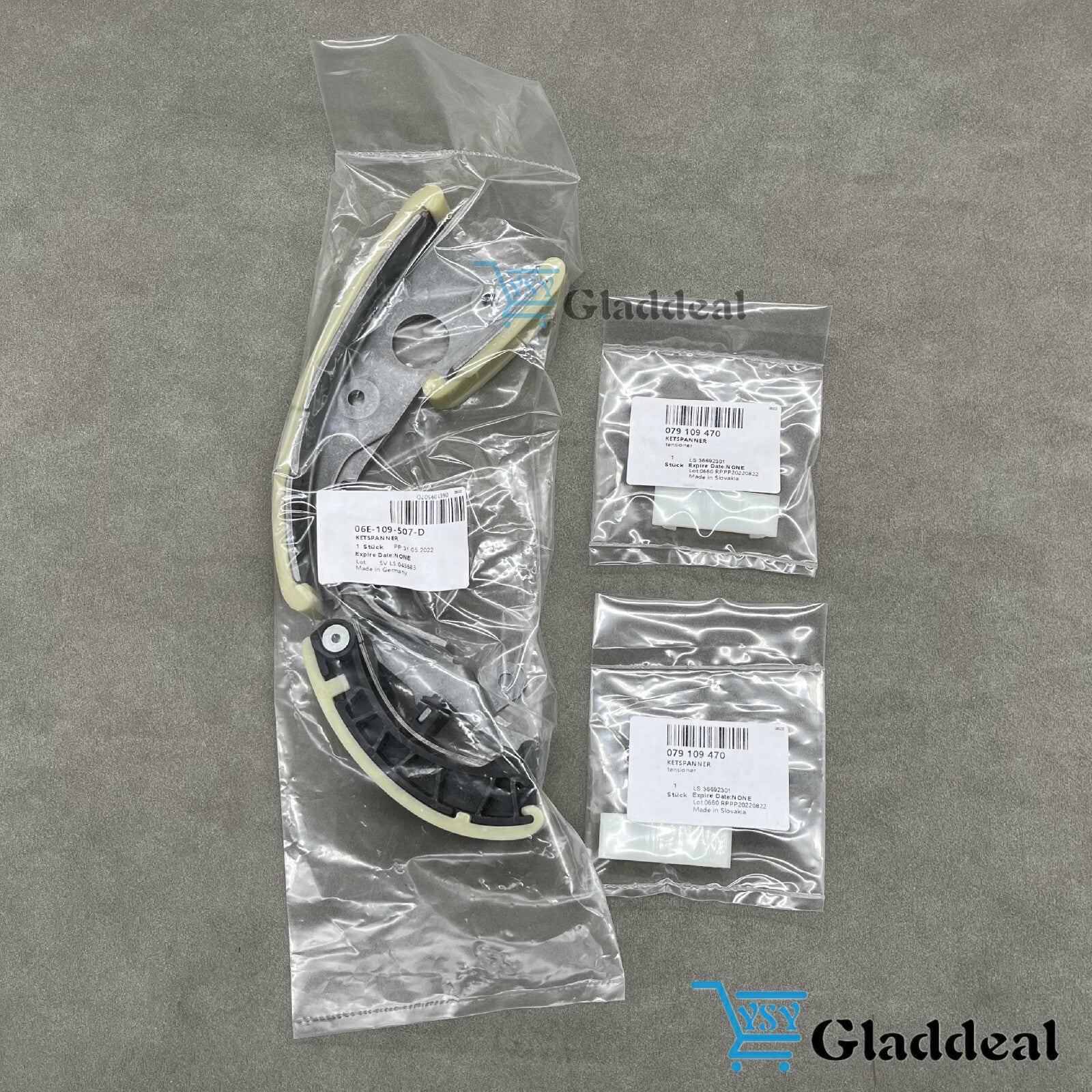 The new KS timing chain kit is suitable for Audi A4, Q5, Q7, for A8 , for Volkswagen Touareg, and for Porsche 3.0T.