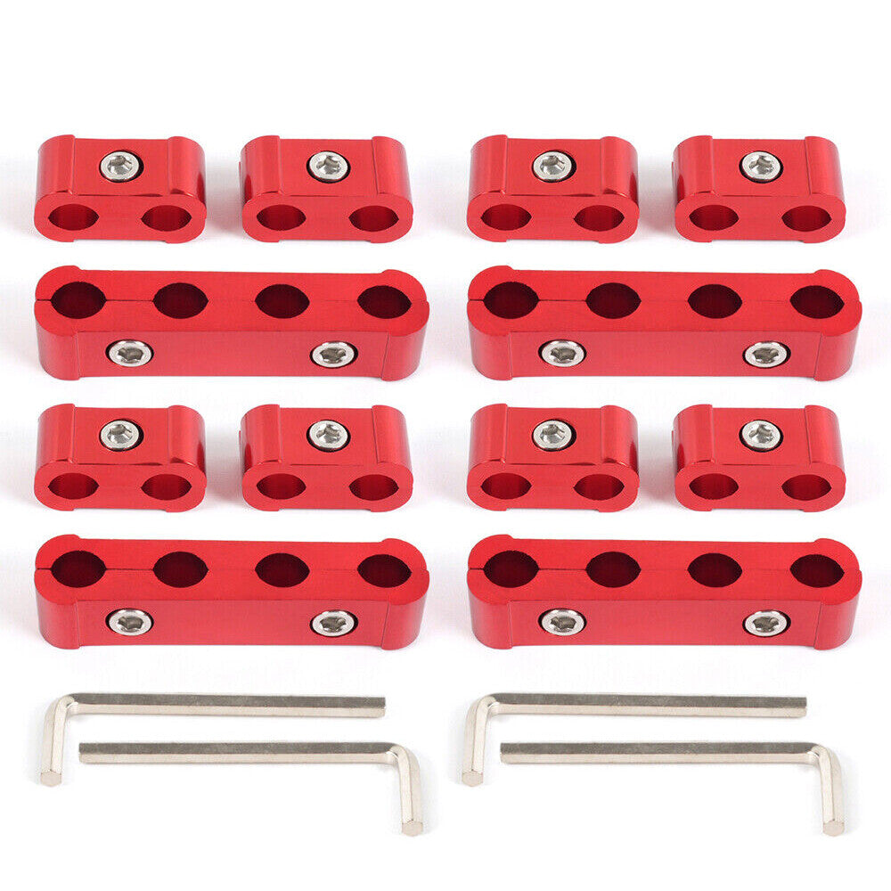 Red Engine Spark Plug Wire Separator Divider 8mm 9mm 10mm Spark Plug Wire Holder