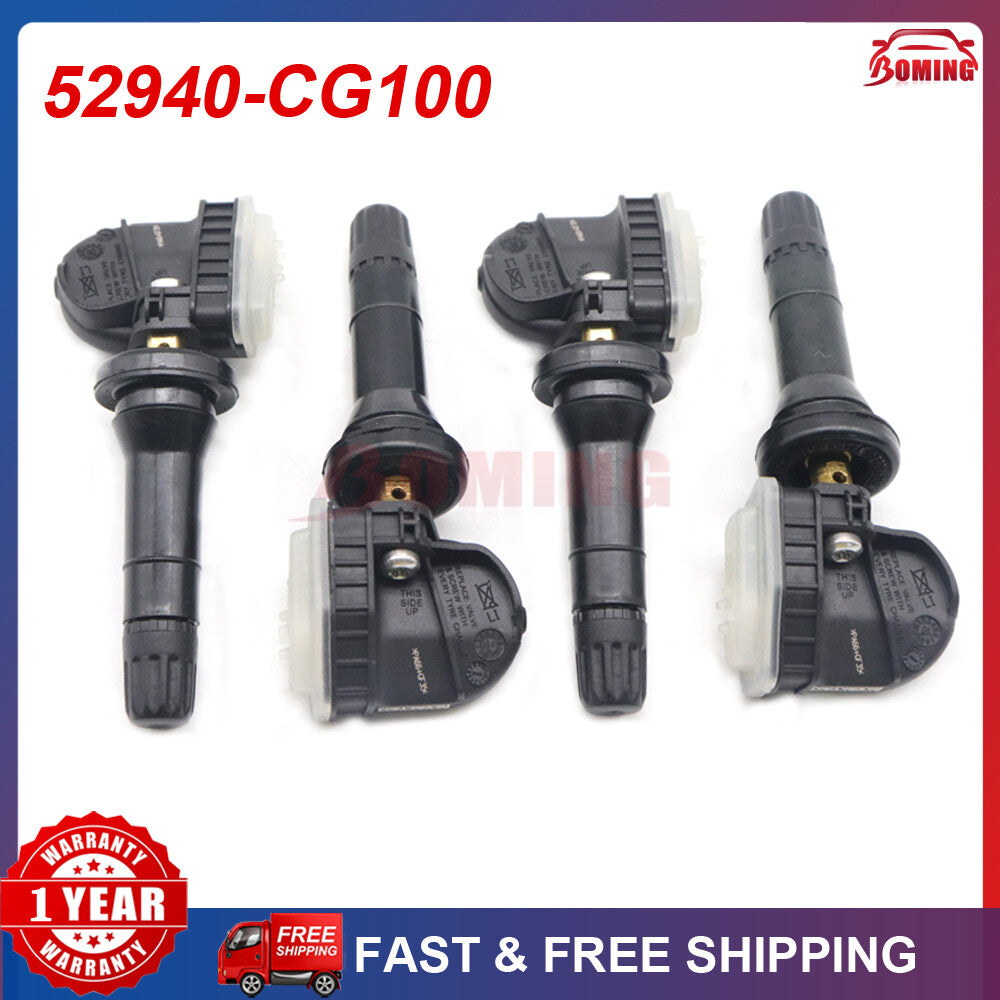4-pack of new TPMS tire pressure sensors for Hyundai Staria, for Genesis , Loniq 6, for Kia EV6, KX3