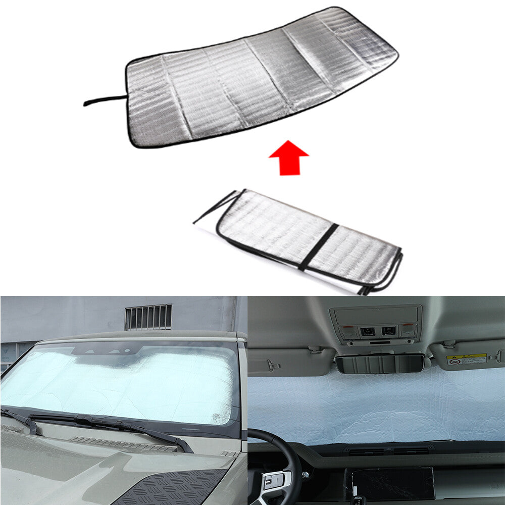Front windshield UV block visor for Land Rover for Defender 2004-2018