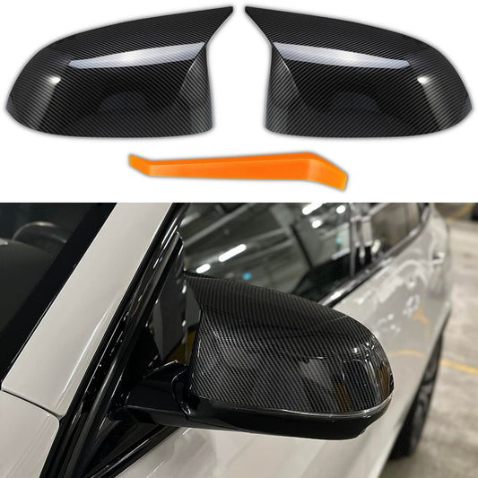 Two carbon fiber M-type mirror protective covers suitable for BMW X3 X4 X5 X6 X7 G01 G03 G05 G06