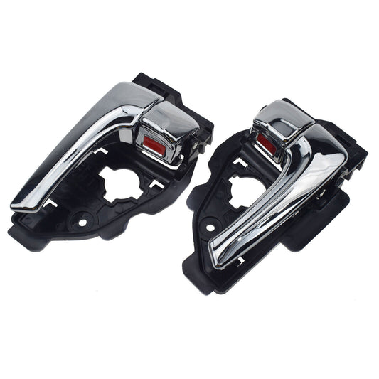 for Hyundai for Tucson ix35 10-14 Left  Right Side Interior Door Handle Chrome Pair