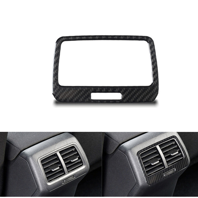 Carbon Fibre Rear Air Conditioning Vent Trim for VW for Golf MK7 2013-2019