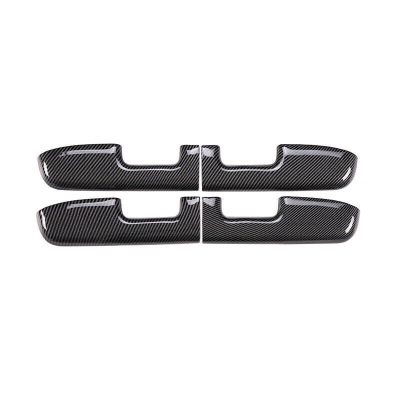 4X Carbon Fiber Inner Door Armrest Panel Trim Cover for Toyota for Corolla 2003-2008
