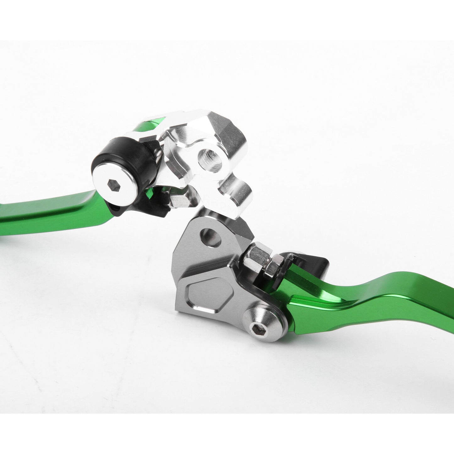 for Kawasaki KX250 2000-2004 Clutch Brake Levers Pivot Green US 2003 2002 2001