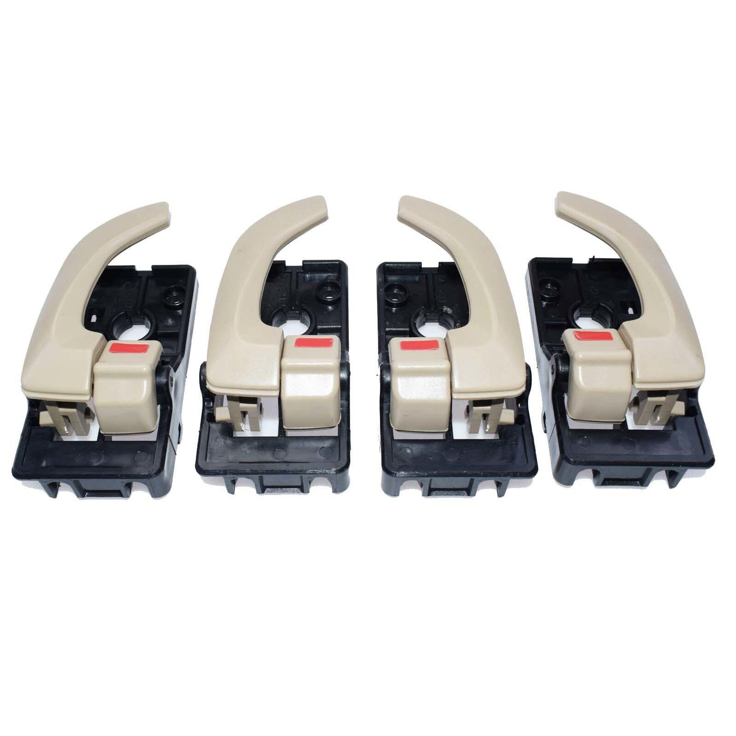 2Pairs Left  Right LH RH Beige Inside Door Handle For 2005-2009 for Hyundai for Tucson