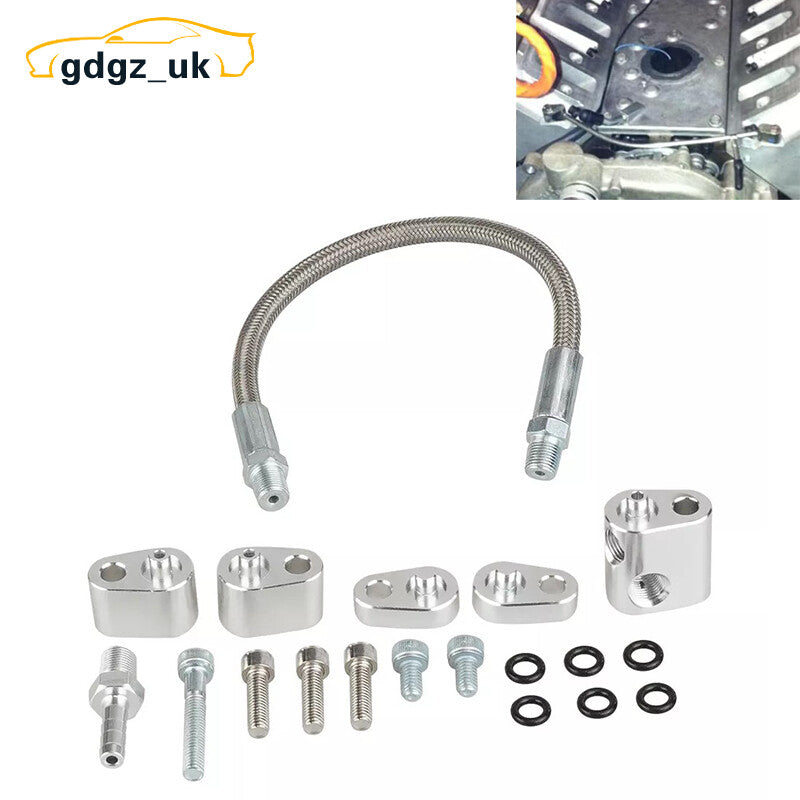 Pro Throttle Body Bypass Hose kit for GM LS Coolant / Steam Port Crossover Hose