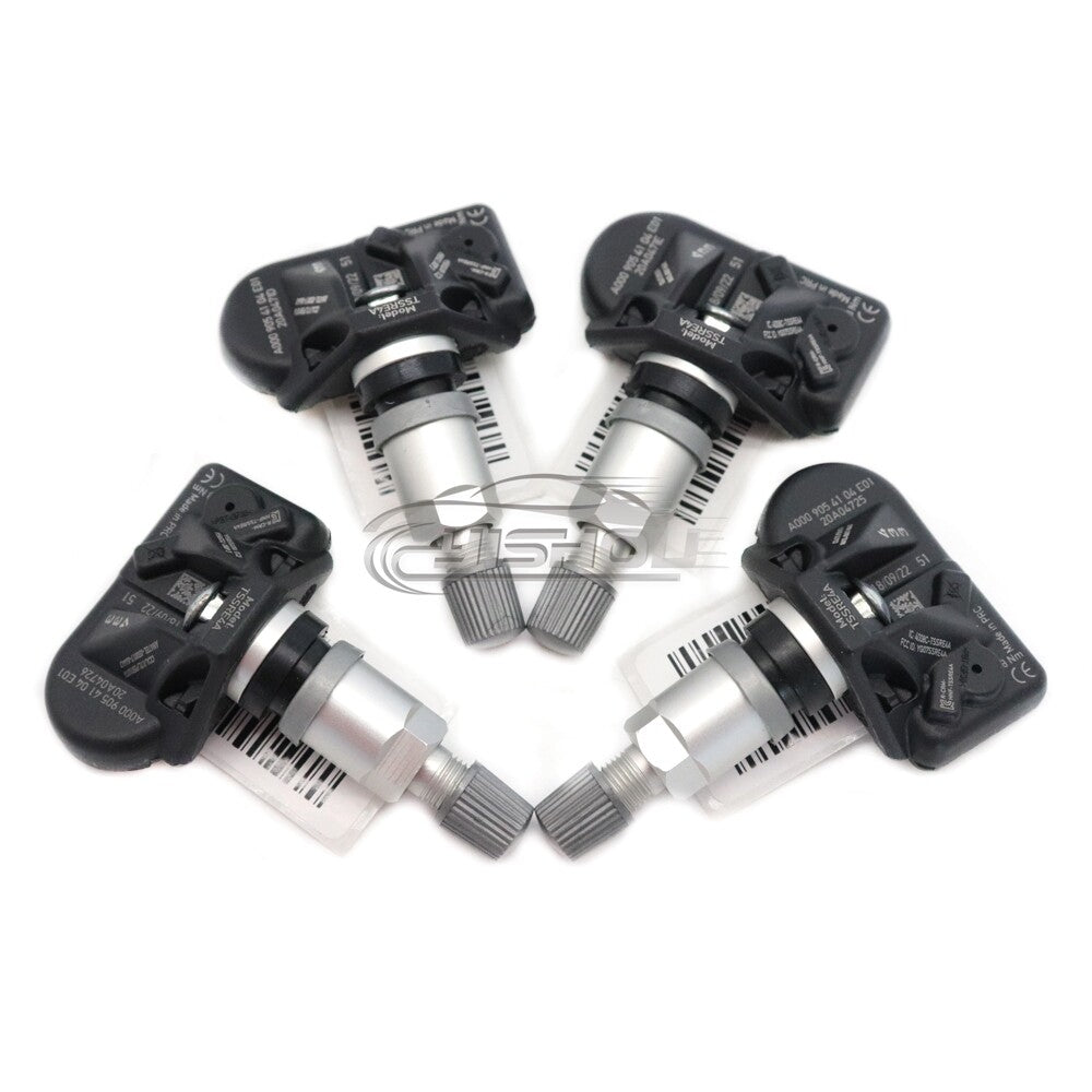 A0009054104 4-piece TPMS tire pressure sensor set suitable for 2020 for Mercedes-Benz CLA GLB GLS