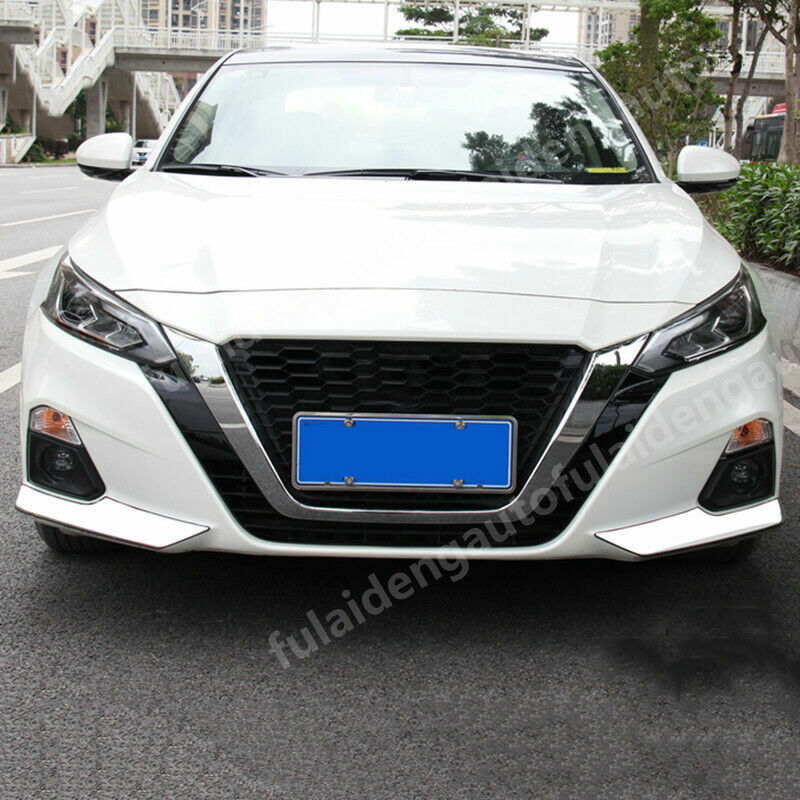 for Nissan Altima 2019-2022 Chrome S.Steel Front Bumper Lip Guard Cover Trims