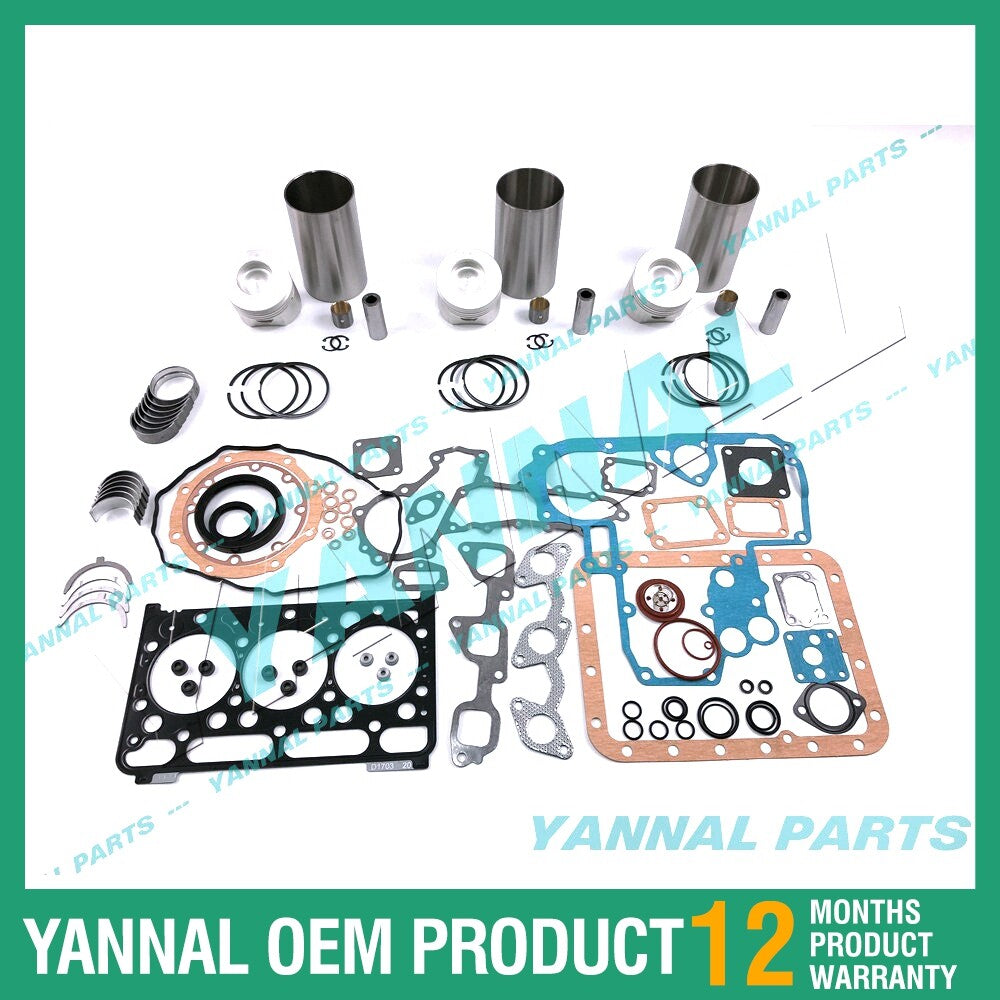 D1803 Overhaul and Reconstruction Kit with Shims and Bearings for Kubota Diesel Engines