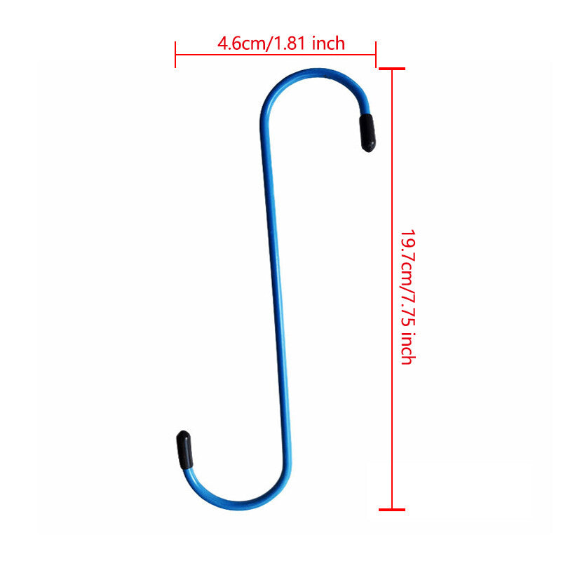 2Pcs Blue Brake Caliper Hanger Hooks Steel Powder Coated (2 Piece Set)