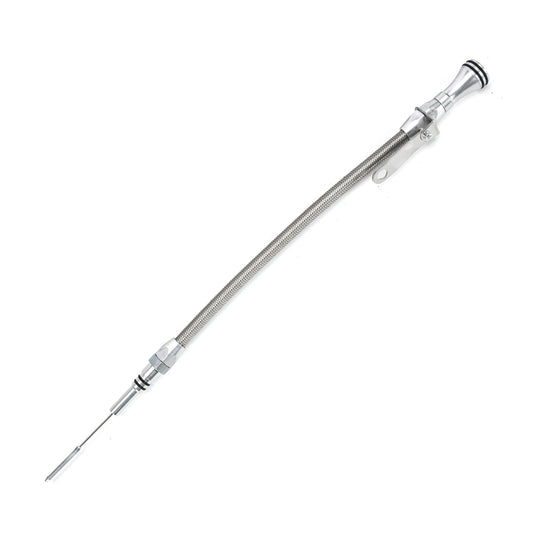 Braided Stainless For 65-90 BBC Flexible 396 402 427 454 502 Engine Oil Dipstick
