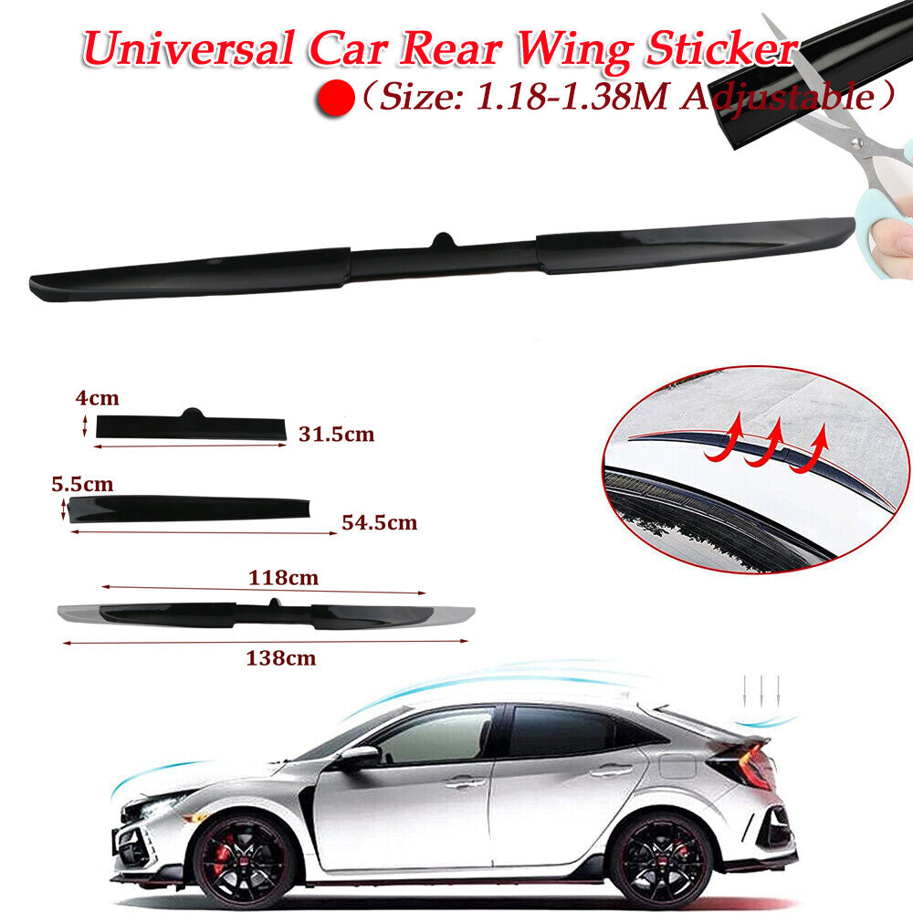 3-piece rear trunk lip boiler roof tailgate suitable for BMW , for Mercedes-Benz , and General Motors