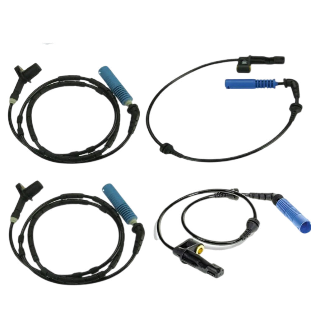 4 PCS NEW ABS Wheel Speed Sensor Front Rear Left Right for BMW E46 Z4 323i 318i