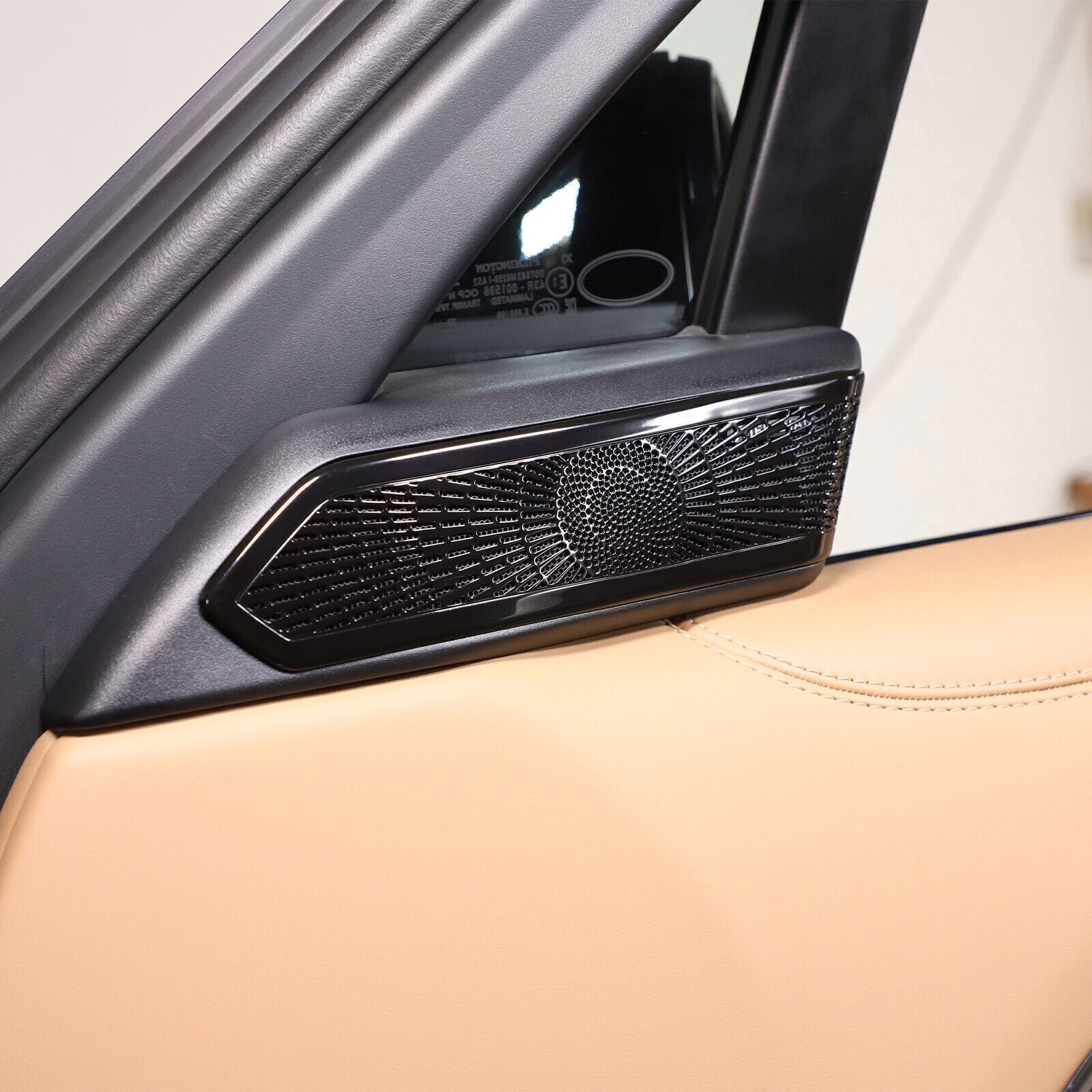 2P A Pillar Post Speaker Sound Black Steel Trim for Range Rover L460 2023-2025