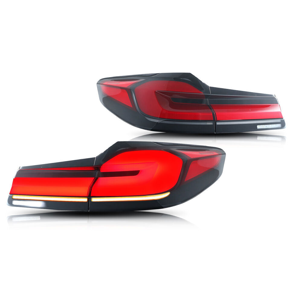 LED Tail Lights for BMW G30 M5 F90 5 Series 2017-2020 Sequential Rear Lamps Pair