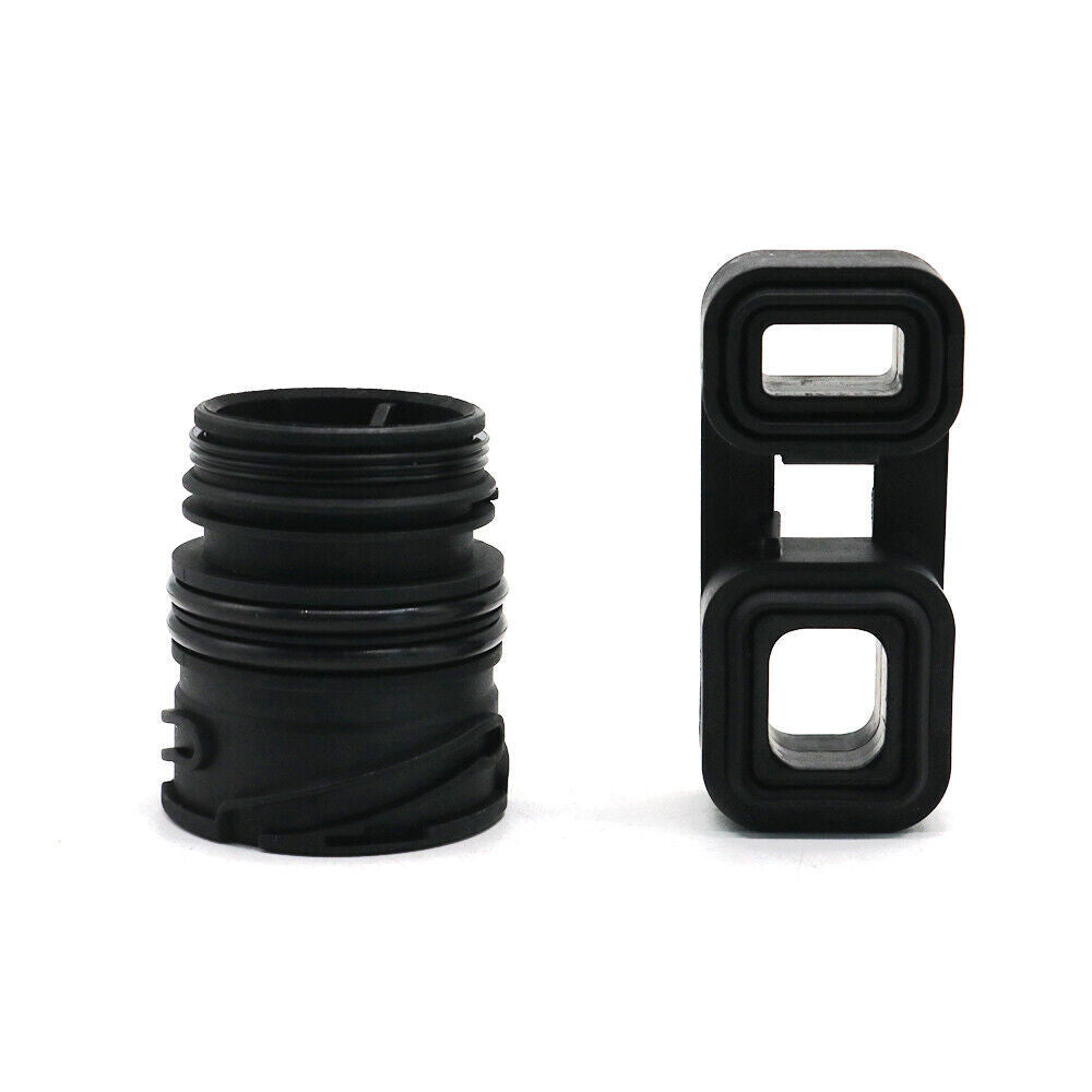 2Pcs Adaptor+Sealing Sleeve for BMW 128I 2010-2013 325I 2006 X1 24347588724