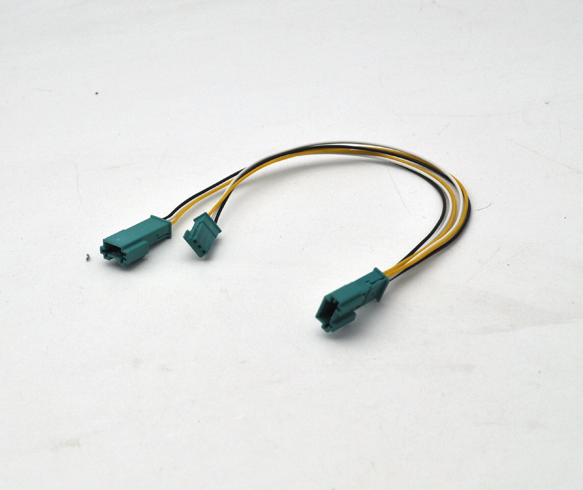 Illuminated LED AC/Radio cupholder Y-adapter splitter for BMW F30 3 4 M3 M4 LCI