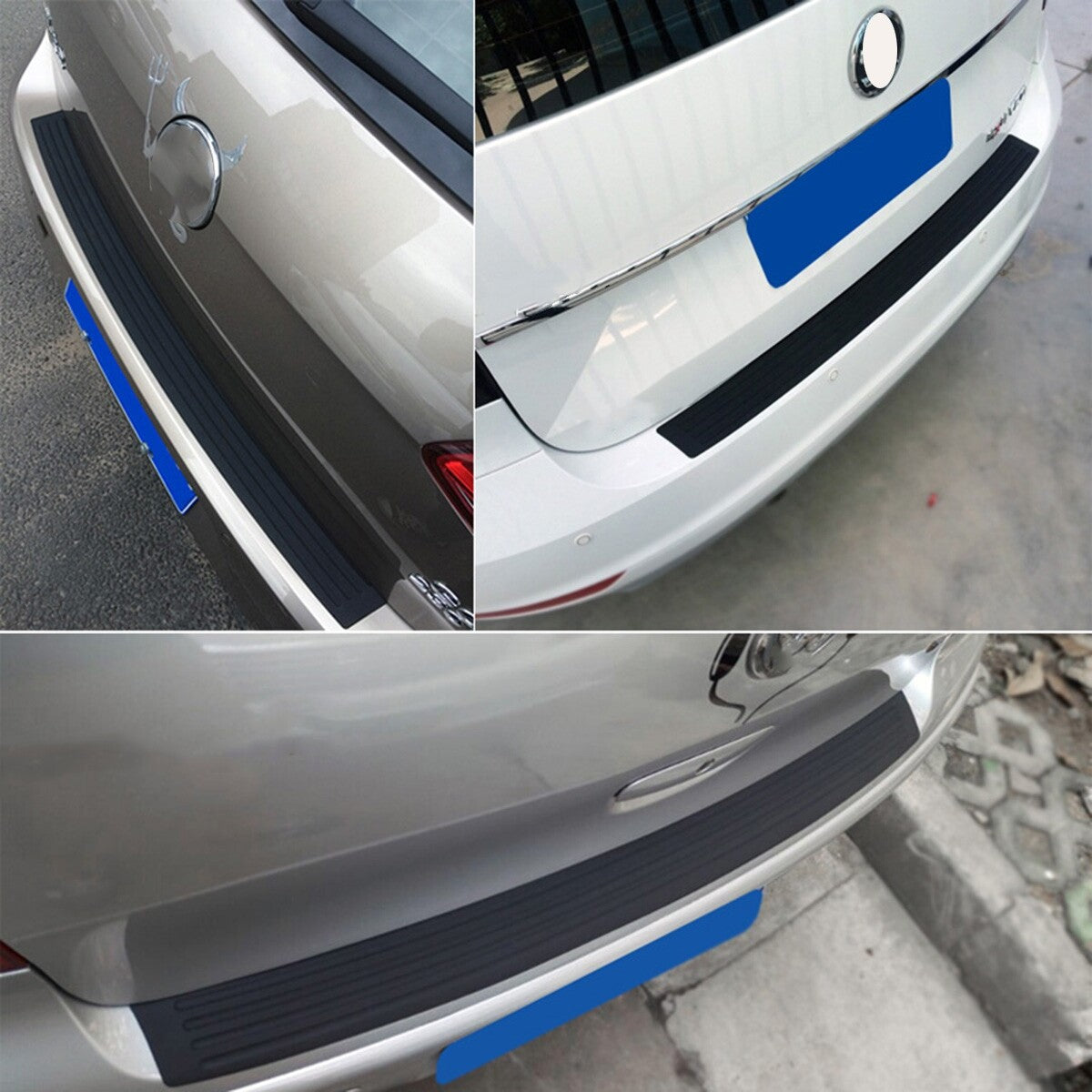 Load sill guard rubber plastic bumpers car paint protection universal 90 cm de