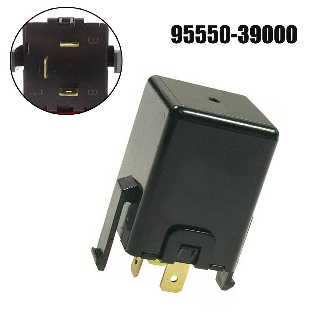 Flashing relay 95550-39000 9555039000 Black automotive electronic flashing light 1 piece
