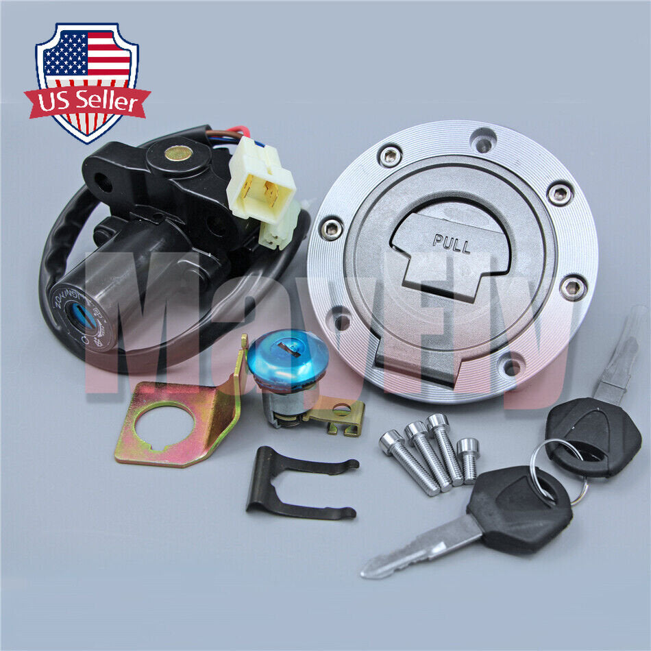 Fit for Yamaha YZF R1 FJR1300 YZF-R6 Ignition Switch Lock Fuel Gas Cap Key Set