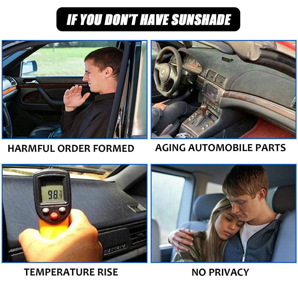 6x For 2020-2024 for Tesla for Model Y Side Window Sunshade Anti UV Privacy Sun Cover