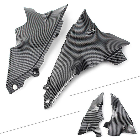 Fit for Yamaha YZF-R1 04-06 Carbon Fiber Look Front Dash Air Tube Trim Cover Fairing