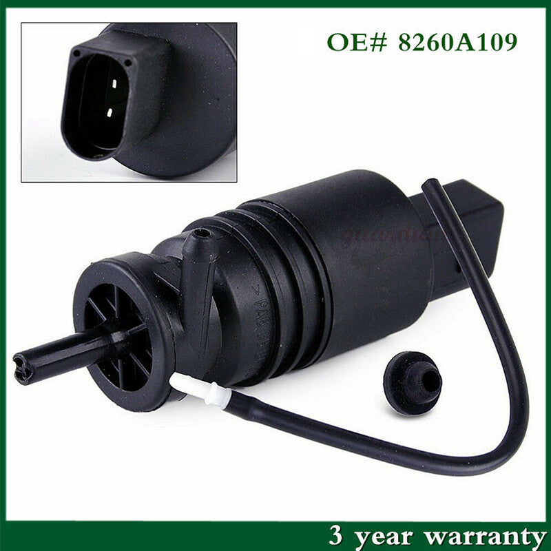 8260A109 Windshield Wiper Washer Pump 2008-2015 for Mitsubishi Lancer 2.0L L4