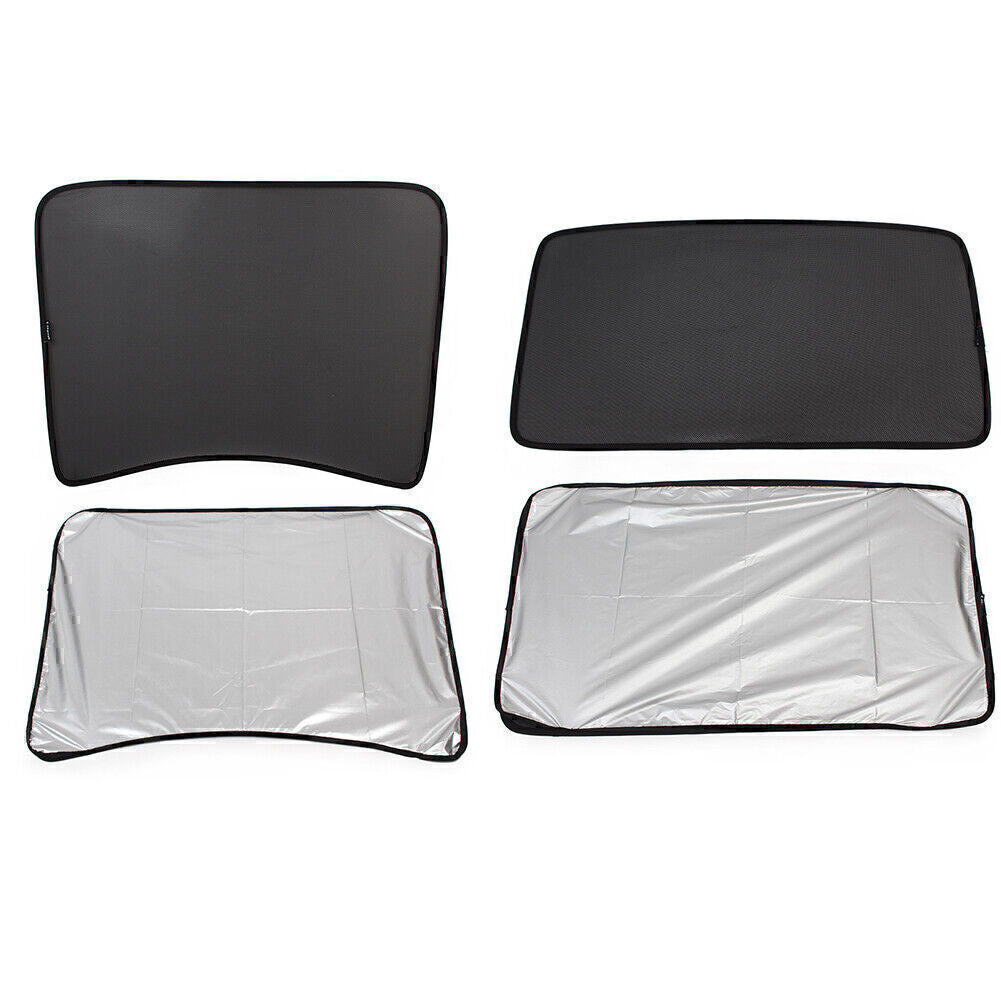4X Mesh Sunroof Sunshade Skylight Curtain for Tesla Model 3 2017 2018 2019