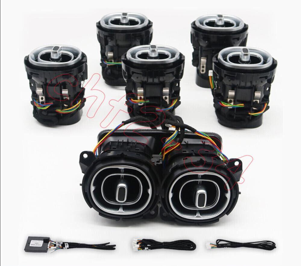 64 Colors Air Vents LED Turbo Grille Ambient Light7 for Benz W206 C-Class 2022+