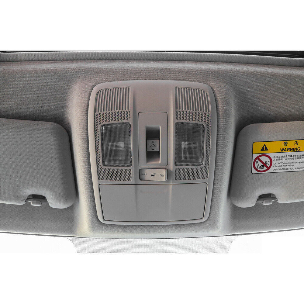 2X ABS Matte Front Reading Light Lamp Panel Trim Fit for Mazda CX-3 CX3 2016-21